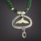 Ivory & Jade Whale Tail Necklace
