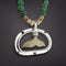 Ivory & Jade Whale Tail Necklace