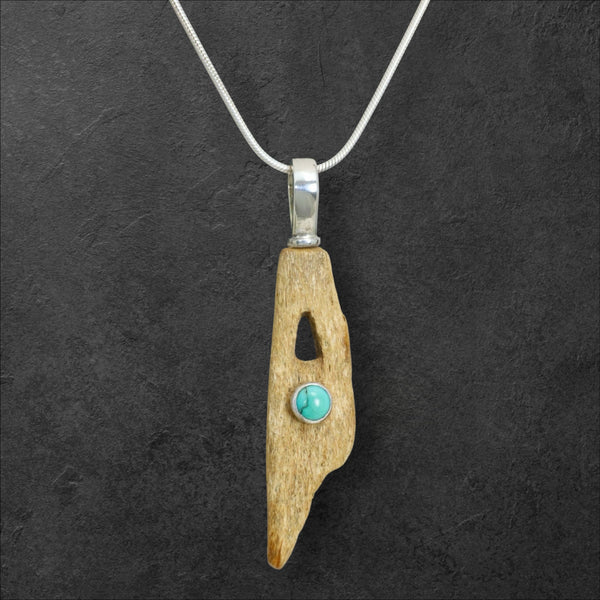 Oosik & Turquoise Pendant