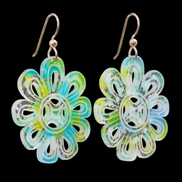 Flowers Earrings - Spruce