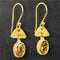 Gold & Citrine Earrings