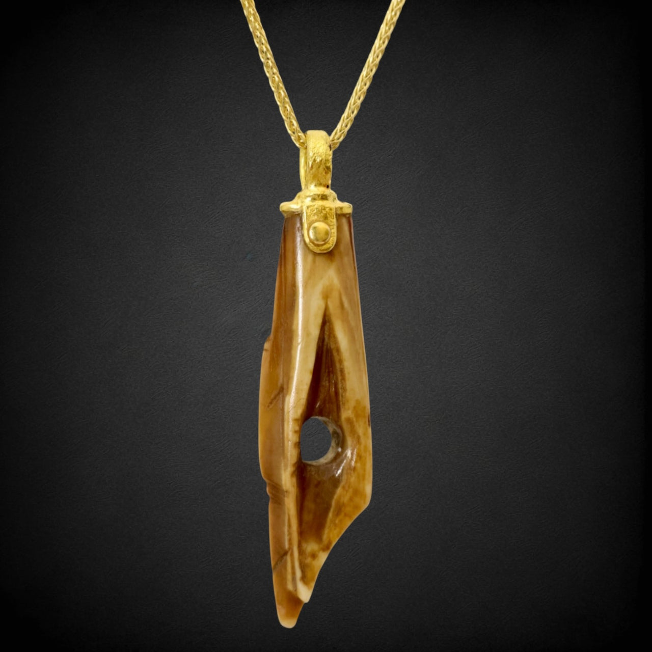 Ivory & Gold Pendant