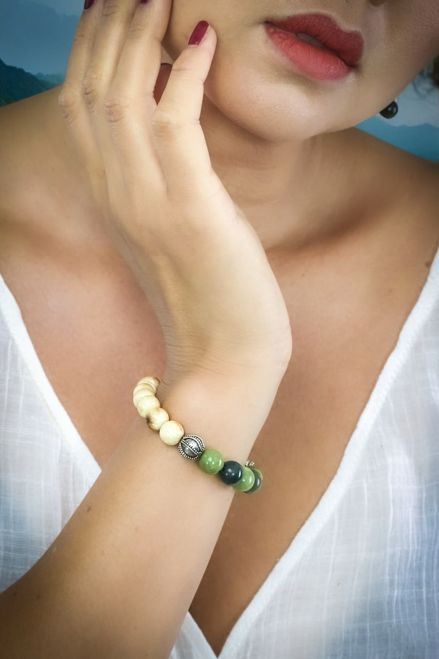 Ivory & Jade Bracelet