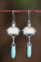 Ivory & Turquoise Earrings