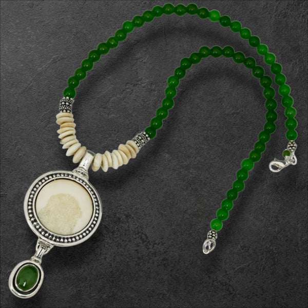 Ivory & Jade Necklace