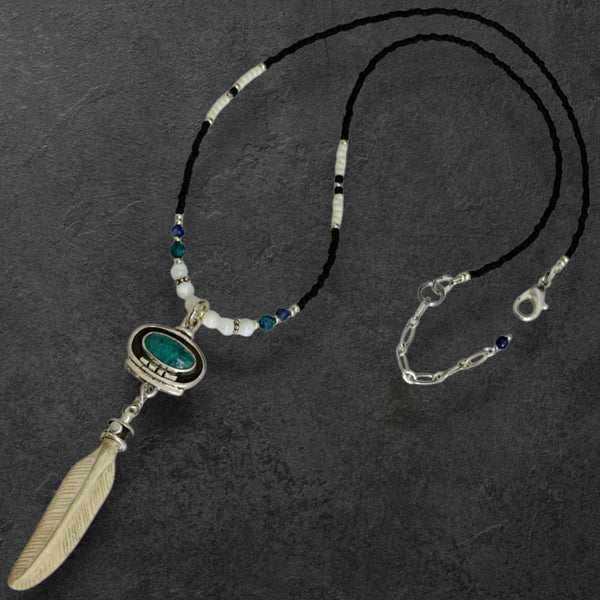 Ivory Feather Necklace