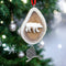 Antler Ornament - Bear