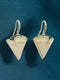 Mammoth Ivory & Gold Earrings