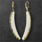 Mammoth Ivory & Gold Earrings