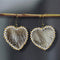 Heart Seal Skin Beaded Earrings