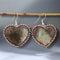 Heart Seal Skin Beaded Earrings