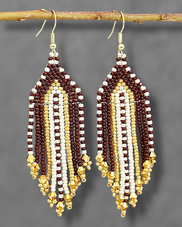 Beaded Glass Earrings