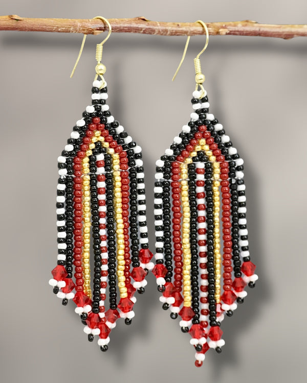 Beaded Glass Earrings