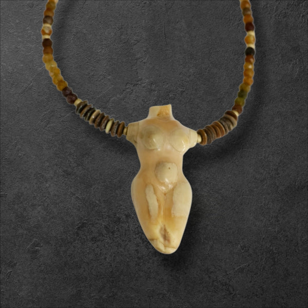 Ivory & Tourmaline Necklace