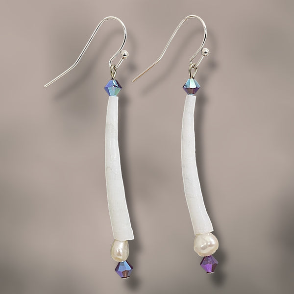 Dentalium Shell Earrings