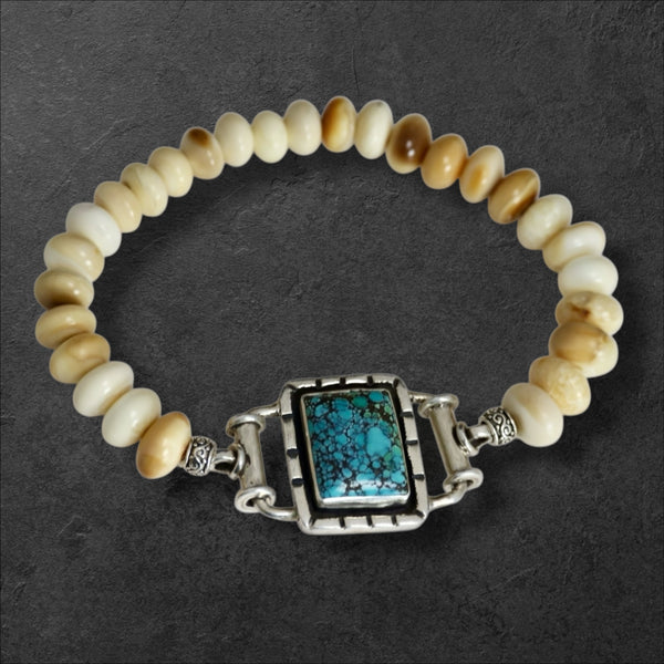 Ivory & Turquoise Bracelet