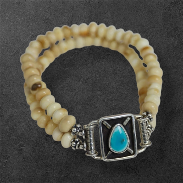 Ivory & Turquoise Bracelet