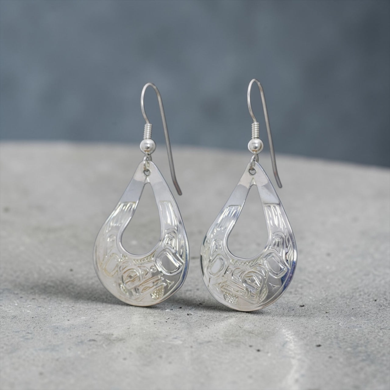 Raven Teardrop Earrings