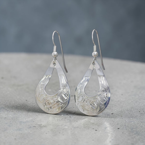 Raven Teardrop Earrings