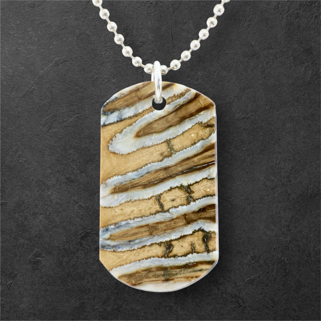Mammoth Tooth Dog Tag