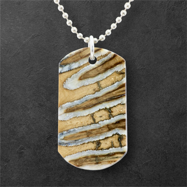 Mammoth Tooth Dog Tag