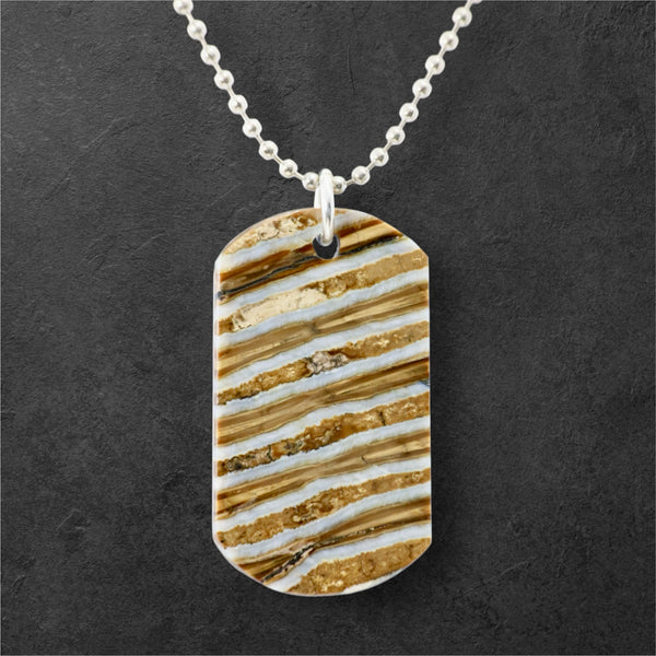 Mammoth Tooth Dog Tag