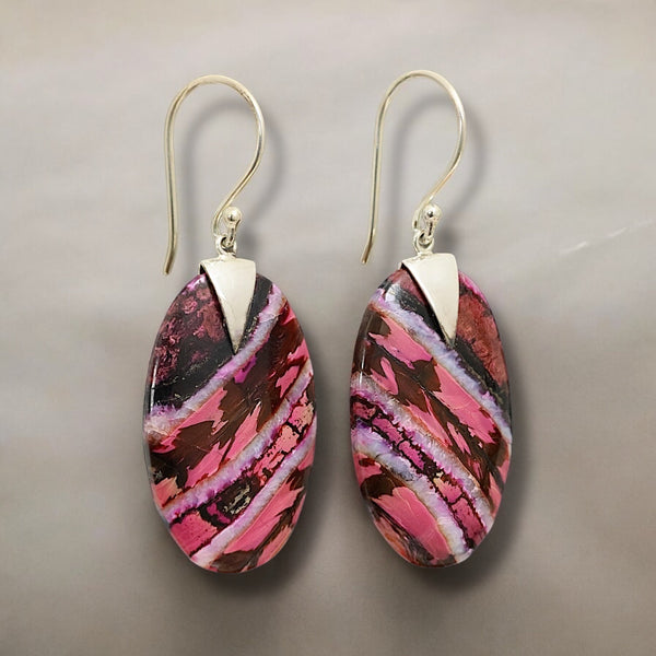 Mammoth Tooth Large Oval Earrings