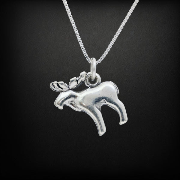 Smooth Moose Charm / Pendant