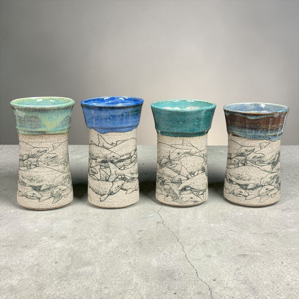 Salmon Decal Cup