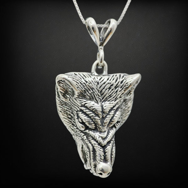 Wolf Head Pendant