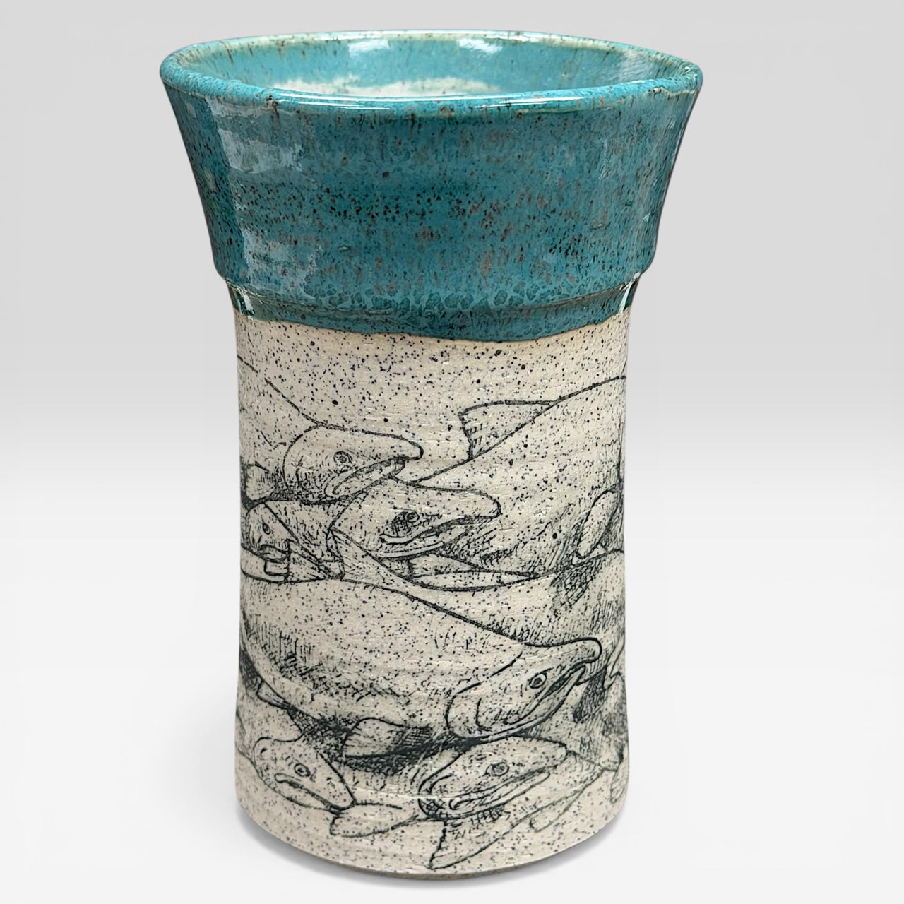 Salmon Decal Cup