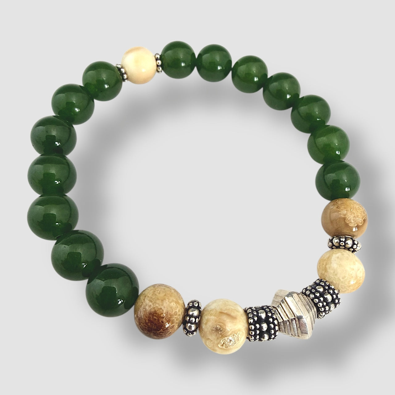 Ivory & Jade Bracelet