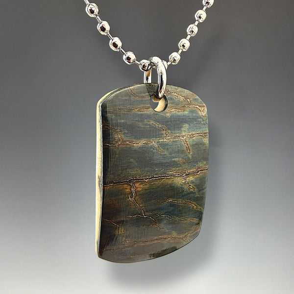Small Ivory Dog Tag