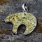 Bear Pendant w/Gold