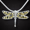 Dragonfly Pendant w/Gold