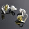 Heart Earrings w/Gold