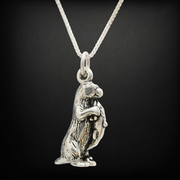 Otter & Fish Charm / Pendant