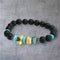Onyx, Turquoise & Ivory Bracelet