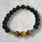 Onyx & Golden Petersite Bracelet