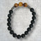Onyx & Golden Petersite Bracelet