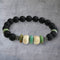 Onyx, Turquoise & Ivory Bracelet