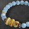 Ivory & Aquamarine Bracelet