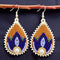 Flower Teardrop Earrings