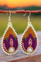 Flower Teardrop Earrings