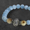 Ivory & Aquamarine Bracelet
