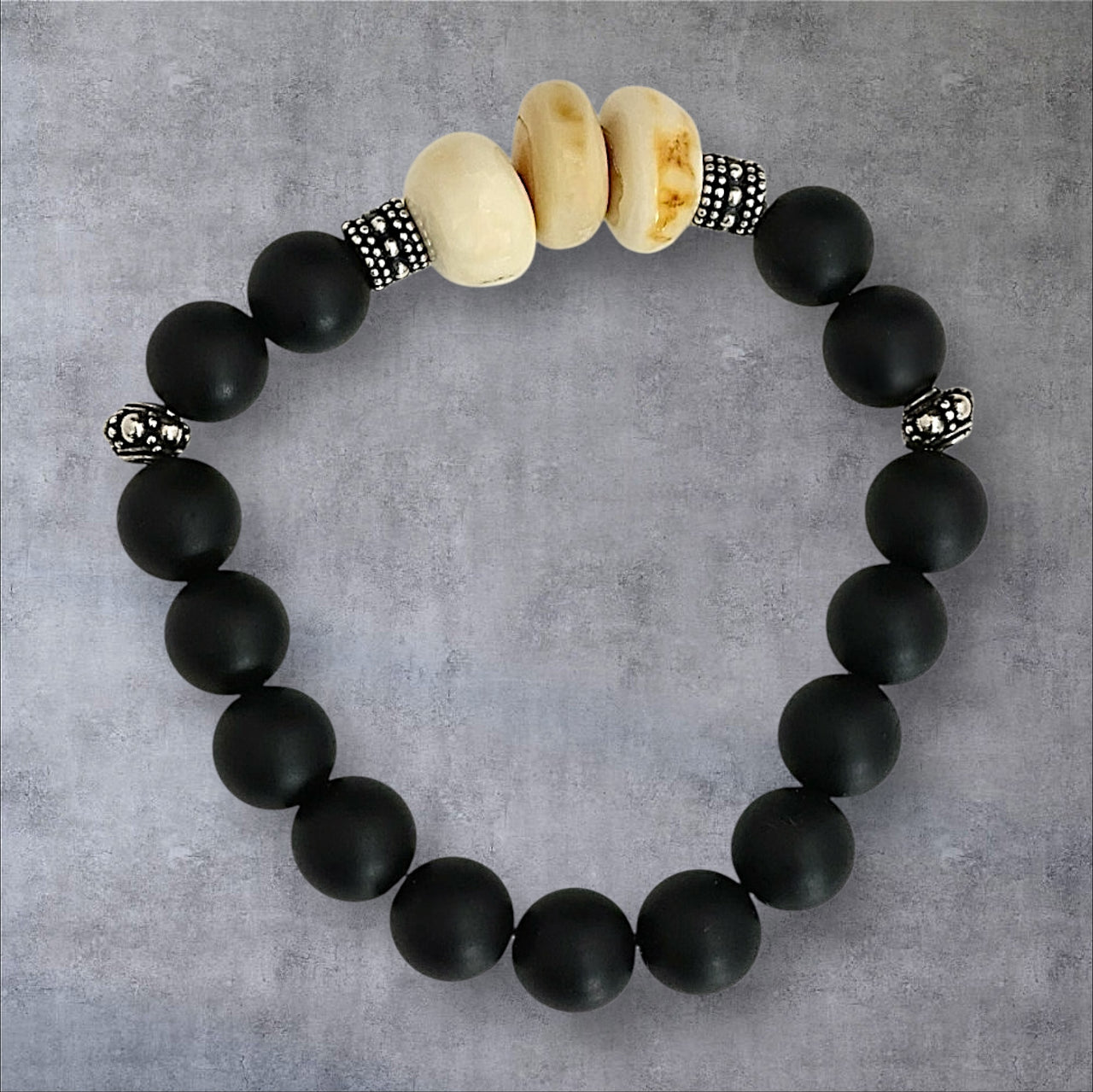 Onyx & Ivory Bracelet