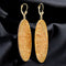 Walrus Ivory Earrings w/Gold