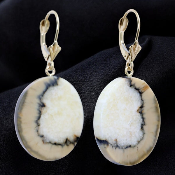 Ivory Earrings w/Gold