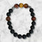 Onyx & Golden Petersite Bracelet