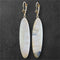 Walrus Ivory Earrings w/Gold